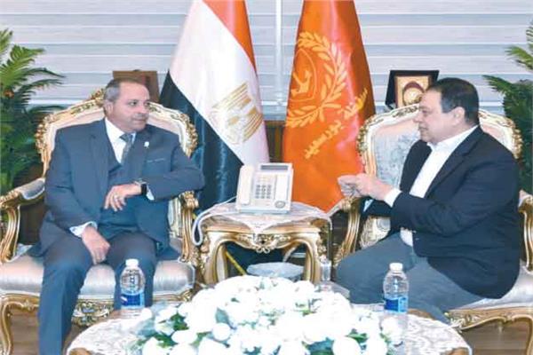 اللواء محب حبشى خلال حواره مع «الأخبار»