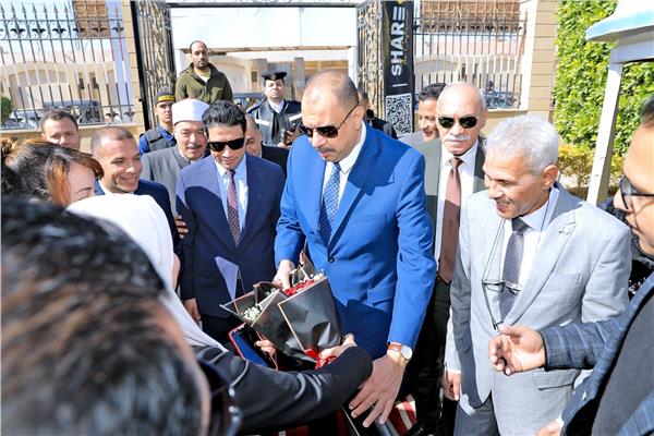 اللواء دكتور عبد الفتاح سراج محافظ سوهاج خلال الفاعلية