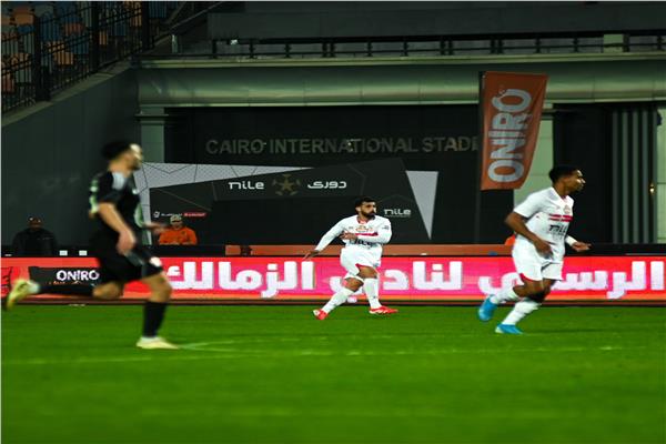 صورة من مباراة الزمالك والجونة