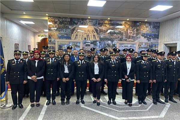 زيارة وفد جامعة مدينة السادات لقطاع الأحوال المدنية بأكاديمية الشرطة‎
