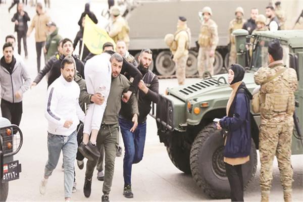 اصابات بين اللبنانيين في الجنوب اللبناني