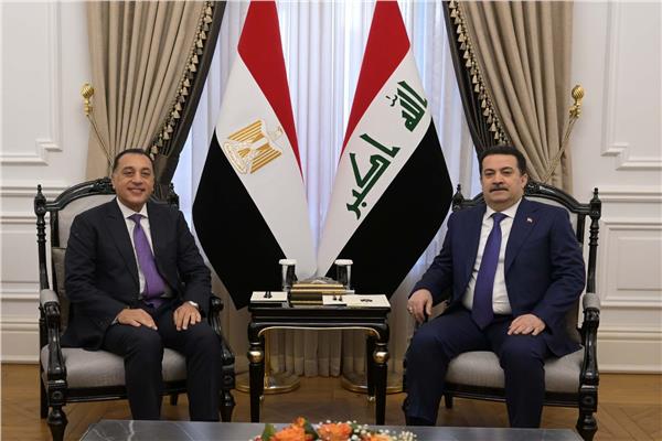  الدكتور مصطفى مدبولي ونظيره العراقي