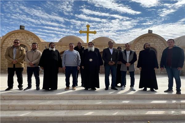 أعمال ترميم دير الأنبا بولا بالبحر الأحمر