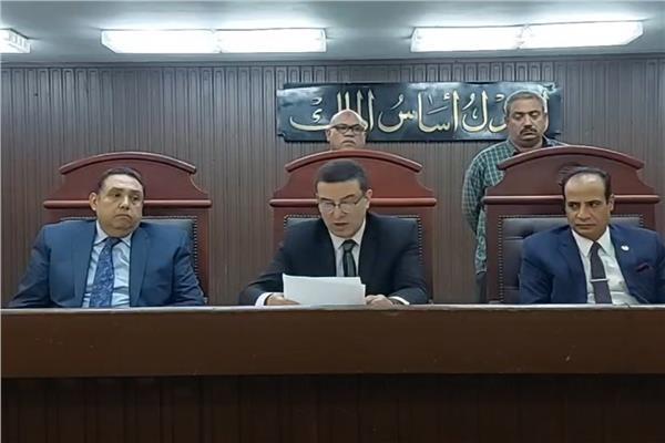 هيئة المحكمة برئاسة المستشار أيمن كمال حسين عرابي