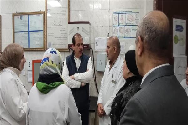 جولة نائب وزير الصحة والسكان بمستشفيات المنوفية