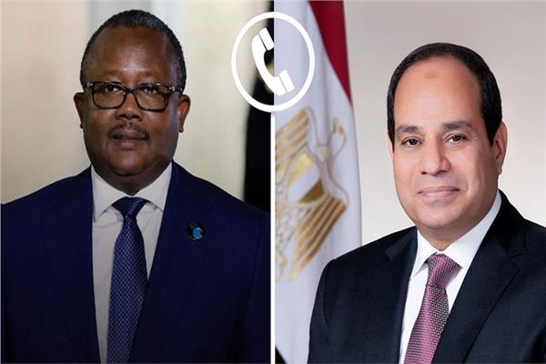الرئيس عبد الفتاح السيسي والرئيس عمر سيسوكو إمبالو رئيس جمهورية غينيا بيساو