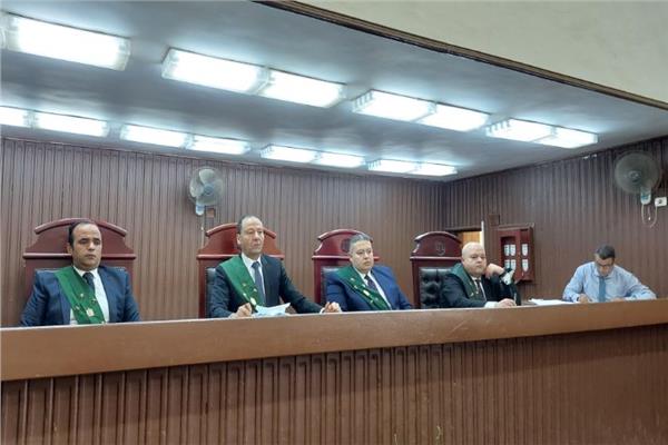هيئة المحكمة برئاسة المستشار أحمد رفعت النجار