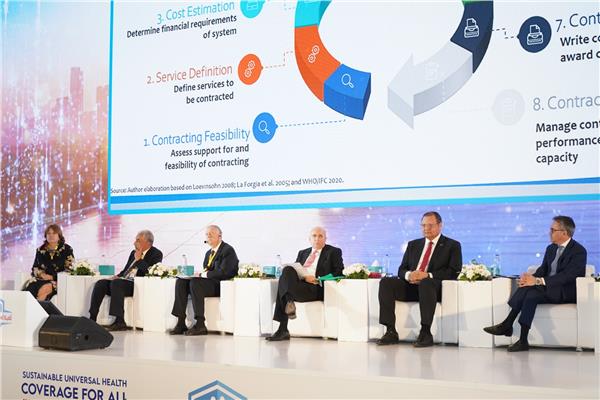  الجلسة النقاشية التي عُقدت بعنوان “تعزيز مشاركة القطاع الخاص