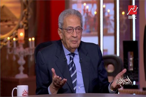 عمرو موسى الأمين العام الأسبق لجامعة الدول العربية