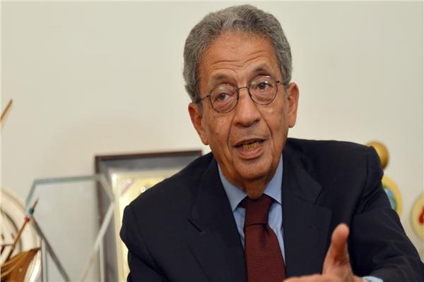 عمرو موسى الأمين العام الأسبق لجامعة الدول العربية