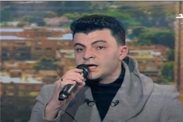 المنشد أحمد عباس الحاصل على المركز الأول في الإنشاد الديني