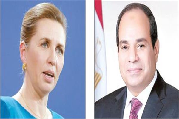 الرئيس عبد الفتاح السيسى -  ميتا فريدريكسن