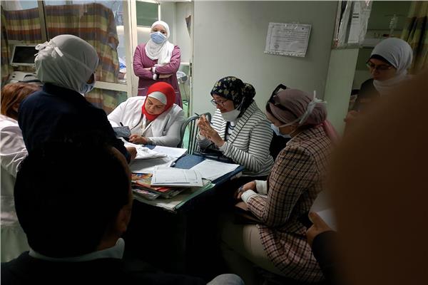  فريق من الصحة  يتفقد مستشفيي شبرا والمنيرة العام 