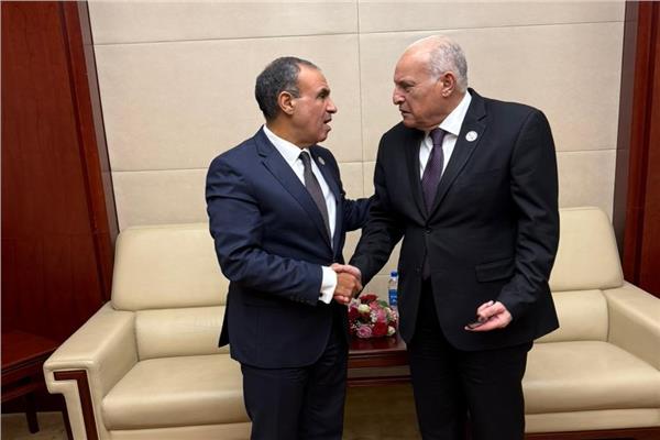  د.بدر عبد العاطي، وزير الخارجية والهجرة ونظيره الجزائري أحمد عطاف 