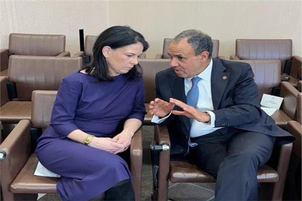 وزيرا خارجية مصر وألمانيا