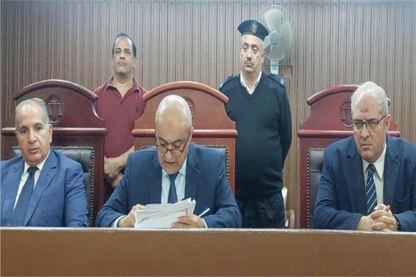 هيئة المحكمة برئاسة المستشار أيمن عفيفى سالم