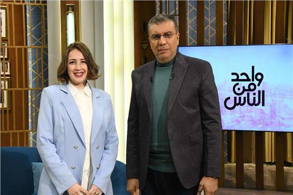 الكاتبة مروة جوهر وعمرو الليثي