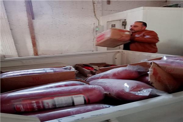 لانشون غير صالح للاستهلاك الآدمي بدمياط 