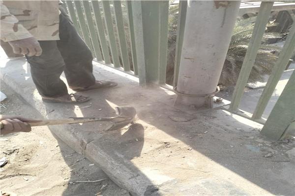 تدعيم الفواصل ورفع كفاءة كوبري أكتوبر من غمرة حتى رمسيس