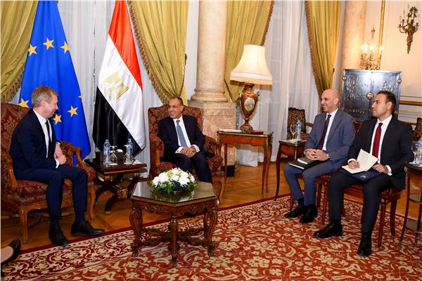 لقاء وزير الخارجية بالممثل الخاص للاتحاد الأوروبي