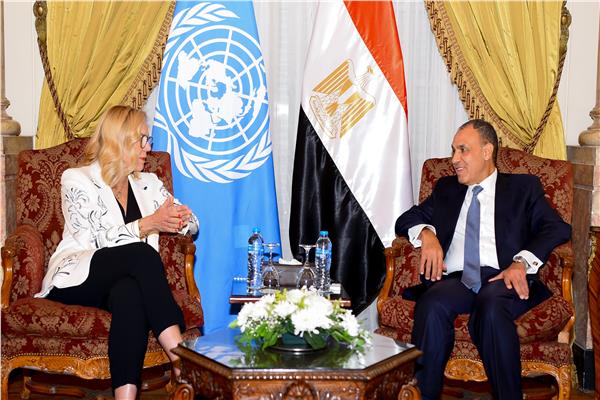 لقاء وزير الخارجية بكبيرة مُنسقي الأمم المتحدة