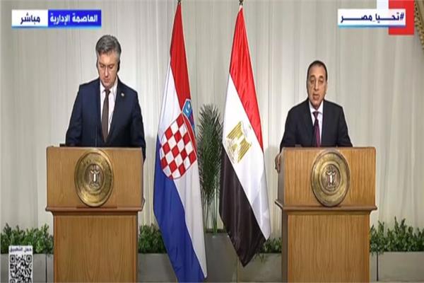  مصطفى مدبولي ونظيره الكرواتي