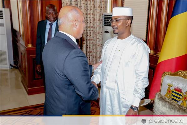 جانب من لقاء الفريق كامل الوزير برئيس تشاد