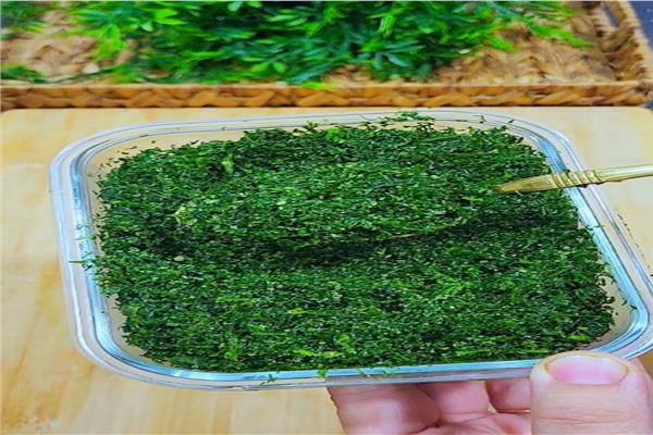  تخزين الخضروات الورقية