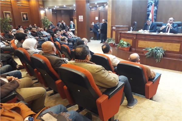 عبد المحسن سلامة المرشح على منصب نقيب الصحفيين خلال الندوة