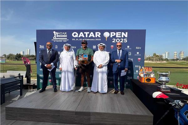 عيسى أبو العلا يحتل المركز الثاني ببطولة قطر الدولية للجولف