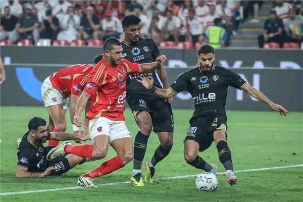 صورة من مباراة الأهلي والزمالك