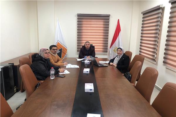 اجتماع رئيس  جامعة سمنود التكنولوجية بالغربية