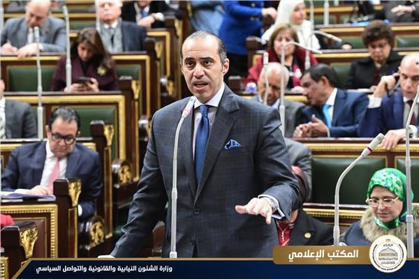 المستشار محمود فوزي، وزير الشئون النيابية والقانونية والتواصل السياسي