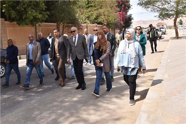 رفع كفاءة المنطقة المحيطة بمعابد الكرنك