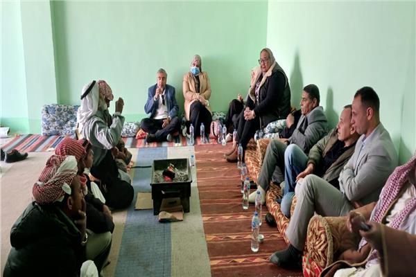 حوار مجتمعى مع مواطنى نخل حول القضية السكانية