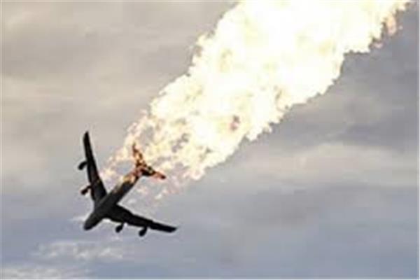صورة تعبيرية سقوط طائرة