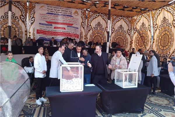 إجراء القرعة العلنية على مشروع جنة