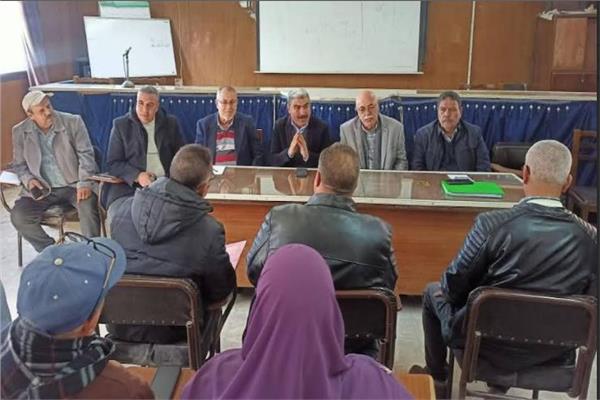 وكيل وزارة الزراعة بالغربية يبحث سبل النهوض بمحصول القمح 
