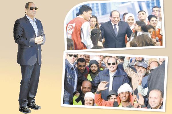 شكره للرئيس عبد الفتاح السيسى