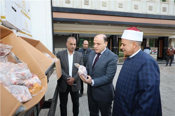 توزيع  لحوم صكوك الأضاحي 