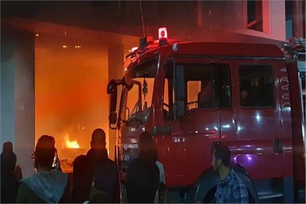 احتراق شقة بالوادى الجديد