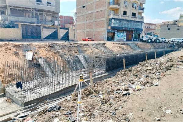 اعمال تغطية مصرف الزهار