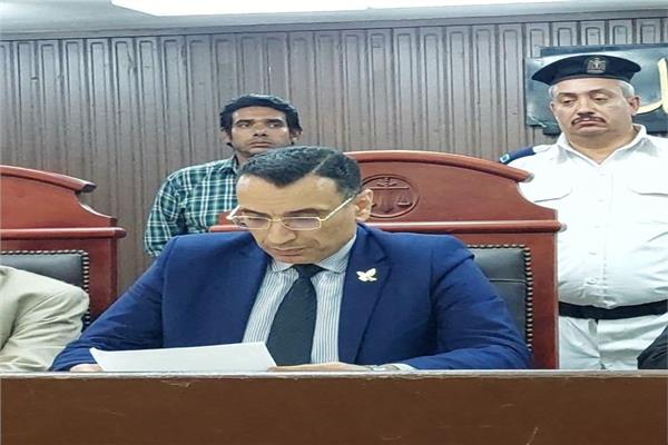 هيئة المحكمة برئاسة المستشار أيمن فؤاد فهمي