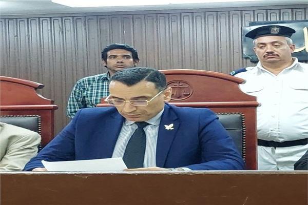 هيئة المحكمة برئاسة المستشار أيمن فؤاد فهمي