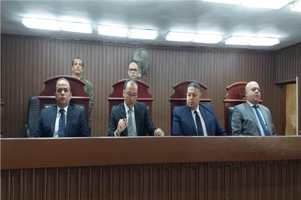 هيئة المحكمة برئاسة المستشار أحمد رفعت النجار