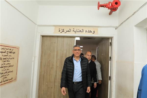 جانب من زيارة الجيزة مستشفي أبو النمرس المركزي