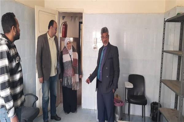 زيارة تفقدية  للمجلس الطبي العام ومركز الفيروسات الكبدية بالعريش