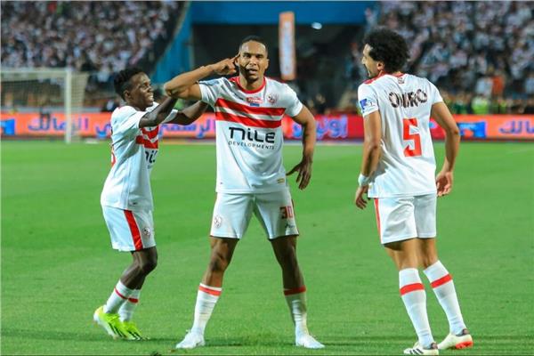 فريق الزمالك خلال مباراة القمة 127