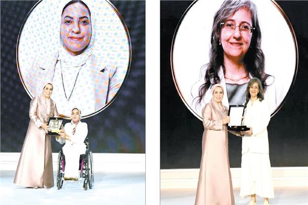 السيدة انتصار السيسى خلال احتفالية «المرأة المصرية أيقونة النجاح»