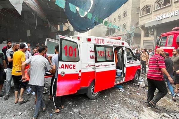 صورة موضوعية  إصابة فلسطينى برصاص الاحتلال